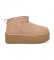 Køb UGG Classic Ultra Mini Platform LÊder AnkelstÞvler beige