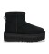 Comprar UGG Botines de Piel con plataforma Classic Mini negro