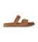 Kaufen UGG GoldenGaze Slide Sandalen aus braunem Leder