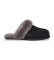 Buy UGG Black Leather Scuffette II Slippers