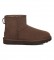 UGG Leather ankle boots W Classic Mini II dark brown
