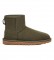 UGG Leather ankle boots W Classic Mini II green