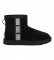 UGG Leather ankle boots W Classic Mini Side Logo II black