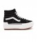 Vans Sk8-Hi Stacked Black Suede And Canvas Sneakers Black