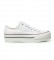 Victoria Sneakers white basketball style -Platform height: 4 cm