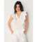 Comprar Victorio & Lucchino, V&L Blusa con volantes blanco