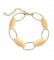 VIDAL & VIDAL Textures bracelet 18K gold plated links gold plated