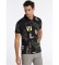 Victorio & Lucchino, V&L Short Sleeve Full Print Polo Shirt - Sport Line Black