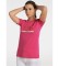 Victorio & Lucchino, V&L Glossy Tremend Logo T-Shirt - Comfort Pink