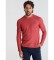 Kopen Victorio & Lucchino, V&L T-shirt met borstzak in rode jacquardstof