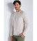Buy Victorio & Lucchino, V&L Beige structured crew neck jumper