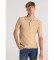 Buy Victorio & Lucchino, V&L Lightweight knitted short sleeve polo shirt brown