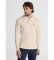 Buy Victorio & Lucchino, V&L Beige cable knit polo shirt