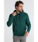 Buy Victorio & Lucchino, V&L Basic sweatshirt kanguro logo embroidered green