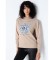 Comprare Victorio & Lucchino, V&L Felpa grafica floreale marrone