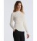 Comprare Victorio & Lucchino, V&L maglia beige a coste con maniche raglan