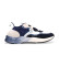 Buy Voile blanche Leather Sneakers Club 01 navy