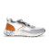 Buy Voile blanche Leather Sneakers Club01 grey