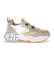 Comprar Voile blanche Sapatilhas de couro Club105 bege