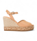 Acheter Wonders Espadrilles en cuir beige Dalia 11