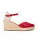Acheter Wonders Espadrilles en cuir Sinai 85 rouge