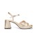 Kopen Wonders Zaida20 gouden leren sandalen
