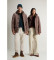 Kp Woolrich Arctic Cloud brun parkas med huva