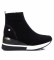 Xti Sports ankle boots 140057 black - Height 7cm wedge