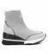 Xti Ankle boots 140319 grey - Height 7cm wedge 