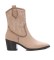 Xti Ankle boots 142051 beige -heel height: 6cm