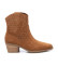 Buy Xti Leather ankle boots 143885 brown
