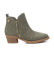 Buy Xti Leather ankle boots 143886 green