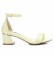 Xti Yellow high heel sandals - Heel height 5cm 