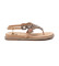 Kopen Xti Leren sandalen 144017 beige