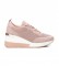 Xti Sneakers 043798 nude -Height of the wedge: 7cm