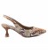 Xti Brown animalprint shoes -Height heel 5cm