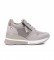 Xti Sneakers 140060 grey -Height wedge: 7cm