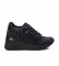 Xti Sneakers 140063 black -Height of wedge: 7cm