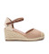 Buy Xti Brown leather espadrilles 140746