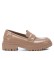 Acheter Xti Mocassins en cuir verni taupe