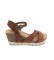 Yokono Mavile 007 leather sandals brown