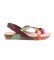 Yokono Leather sandals Ibiza 718 multicolor