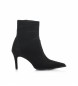 Mariamare Ankle boots black suede effect -Heel height 10cm