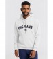 Lois Jeans White hooded sweatshirt