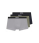 BOSS Confezione da 3 boxer: uno blu navy, grigio, verde