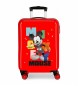 Joumma Bags Rdeči kabinski kovček Mickeyjeve zabave - 38x55x20cm