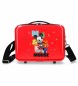 Joumma Bags Mickeyjeva zabava ABS toaletna torbica rdeča -29x21x15cm