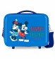 Joumma Bags Mickey Always Original ABS-toilettaske, der kan tilpasses blå -29x21x15cm