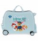Joumma Bags Paw Patrol Pups Rule 2 valise pour enfants multidirectionnelle à roulettes Bleu clair -38x50x20cm