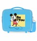 Joumma Bags Mickey Be You ABS-toilettaske, der kan tilpasses lyseblå -29x21x15cm